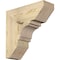 Ekena Millwork Merced Slat Rough Sawn Bracket, Douglas Fir, 6"W x 18"D x 18"H BKT06X18X18MRC06RDF - alternate 1